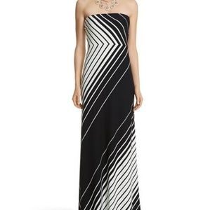White House Black Market Striped Maxi Dress